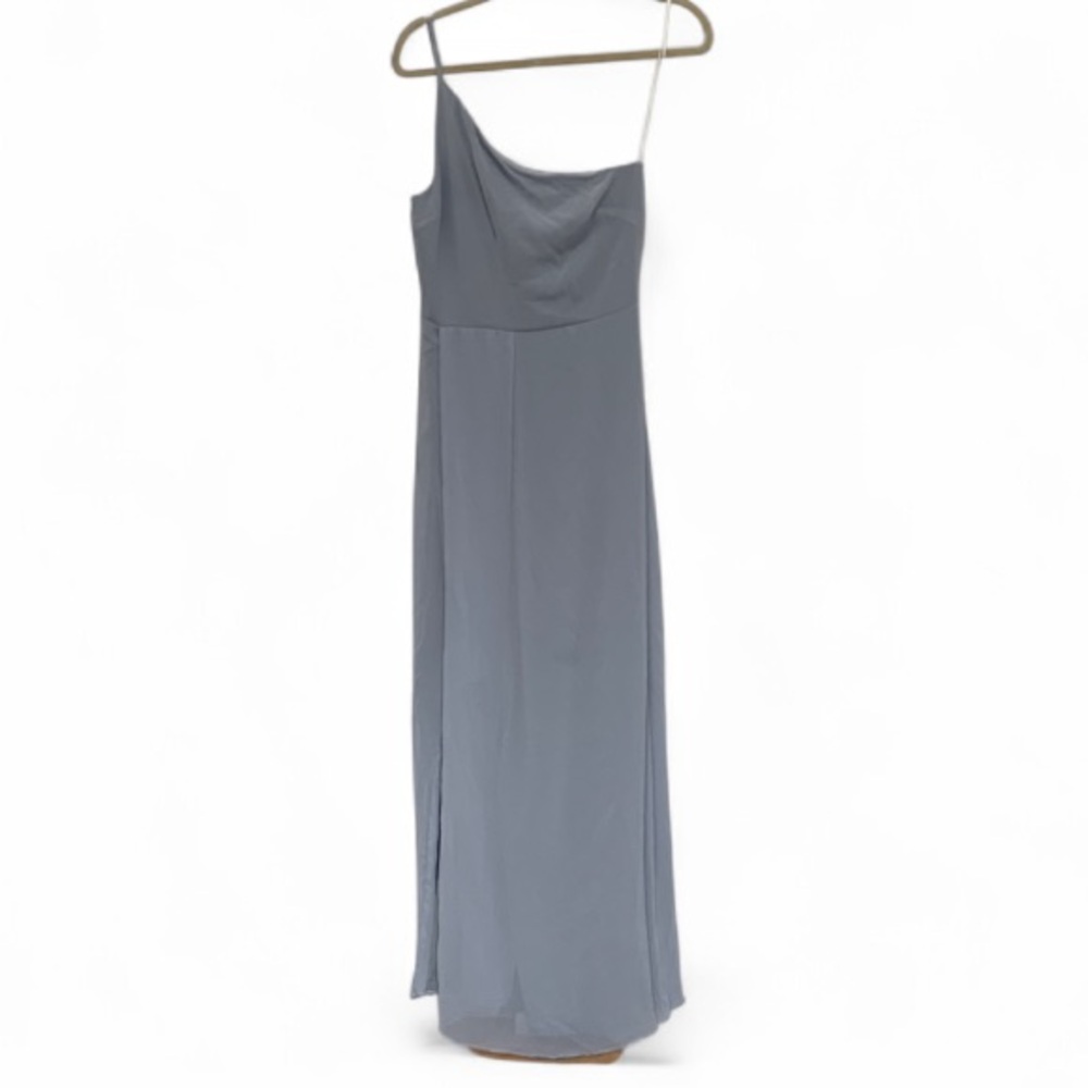 New with Tags Show Me Your Mumu Shannon Blue One Shoulder Maxi Dress Size Medium